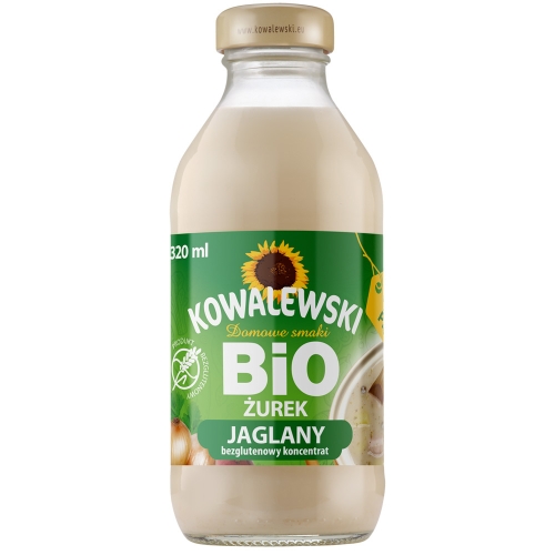 Żurek jaglany bezglutenowy BIO koncentrat 320 ml Kowalewski 5900900002812.jpg