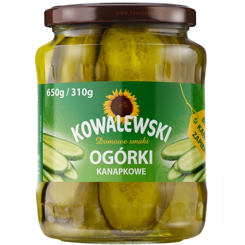 Ogórki kanapkowe 720 ml Kowalewski 5900900002324.jpg